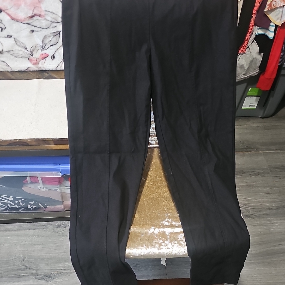 Calvin Klein Collection Black Dress Pants Straight-Leg